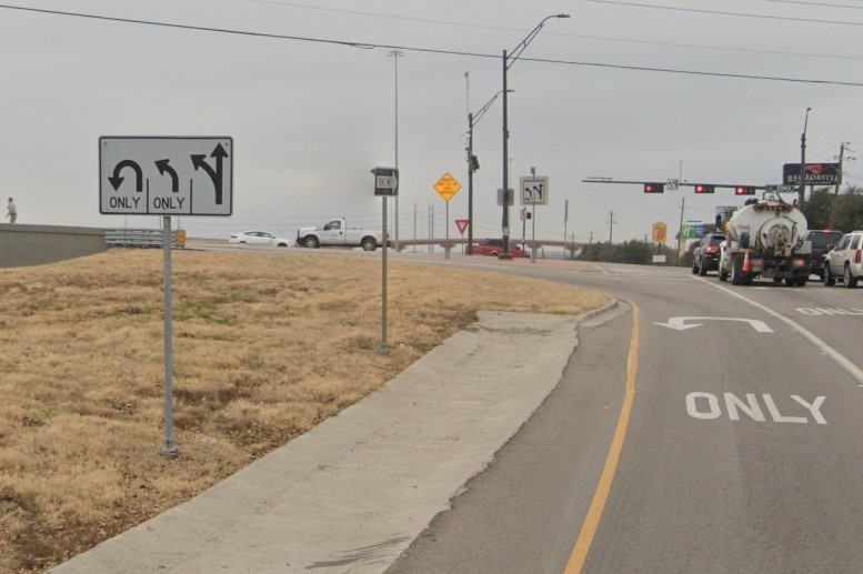 U-Turn only lane
