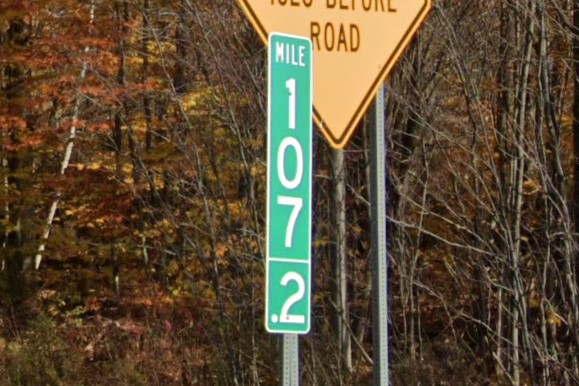 VT Mile marker