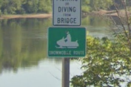 Snowmobile route